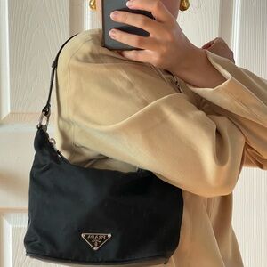 Prada Tesoro Sirio Nylon Shoulder Bag